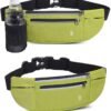 Peicees Fanny Pack with Water Bottle Holder Waist Bag for Men Women Water Resistant Lightweight Reflective Adjustable Running Belt Headphone Bag Travel Pocket for Outdoor Camping Fitness Hiking - Image 7