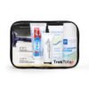 TrekTote 10-Piece unisex Premium Travel Toiletry Convenience Kit - Includes Toiletries. TSA-Approved Travel Hygiene Kit.