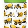 Stainless Steel Water Bottle for kids- 12 Ounce Stainless Steel Vacuum Insulated Water Bottle for Kids children,Double Wall Vacuum Insulated Bottles (Construction Truck Excavator Bulldozer)