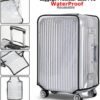 3 Pieces Clear Luggage Covers PVC Suitcase Cover Thicken Protectors Waterproof Cover for Luggage (20"+24"+28") - Image 2