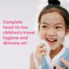Evereden Kids Complete Routine Travel Set: Clean & Vegan 5-Piece Skin Care Set for Kids | Multi-Vitamin Kids Skin Care Set with Body Wash, Lotion, Face Wash, Face Cream, Shampoo & Conditioner - Image 5