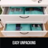 Gorilla Grip Packing Cubes Set, Space Saving Organizers for Suitcases and Luggage, Mesh Window Bags, Travel Essentials for Carry On Clothes, Shoes, Toiletry Accessories Cube with Zipper - Image 9