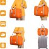 WANDF For Spirit Airlines Personal Item Bag 18x14x8 Travel Duffel Bag Underseat Foldable Carry-on Luggage for Women - Image 7