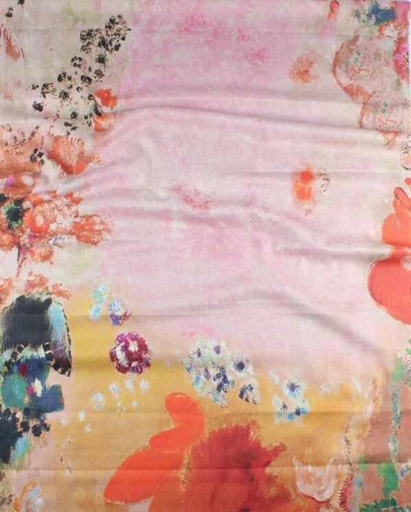 Umjetnost Soft Cashmere Feel Scarf For Women Winter Warm Scarves Large Shawl Wrap Monet Van Gogh Art Print - Image 3