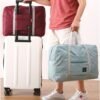 Travel Bag 5Packes Carry on Luggage Foldable Duffel Bag Sports Gym Bag Weekender Overnight Bag Water Resistant Nylon Travel Duffel for Men Women (5 PCS) - Image 7