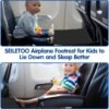 Airplane Footrest for Kids, Toddler Travel Bed for Sirplane, Seat Extender Airplane for Leg Rest and Lie Down, Flying Travel Essentials for Baby - Image 7