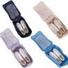 Travel Shoe Bags, Foldable Waterproof Shoe Puches Organizer-Double Layer (Multi-colored4)