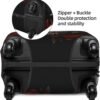Travel Luggage Cover Pirate Skull Suitcase Covers for Luggage Fashion Suitcase Protector Fits 18-32" Luggage, Black, L, Luggage Set - Image 3