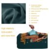 Travel Suitcase Protector African American Woman Elastic Protective Washable Luggage Cover With Concealed Zipper Suitable For 18-32 Inch【S (for 18-21 inch luggage)】 - Image 3