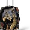 Mumeson 3D Dinosaur T-Rex Travel Suitcase Cover Protector Elastic Cover Anti-scratch Suitcase Cover Case Fit Baggage Size 22 23 24 25 Inch