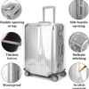 Clear PVC Luggage Cover Protector,20" Thicken Suitcase Covers for Luggage Waterproof Dustproof Anti-scratch Travel Luggage Covers for Suitcase Perfect Fit - Image 2