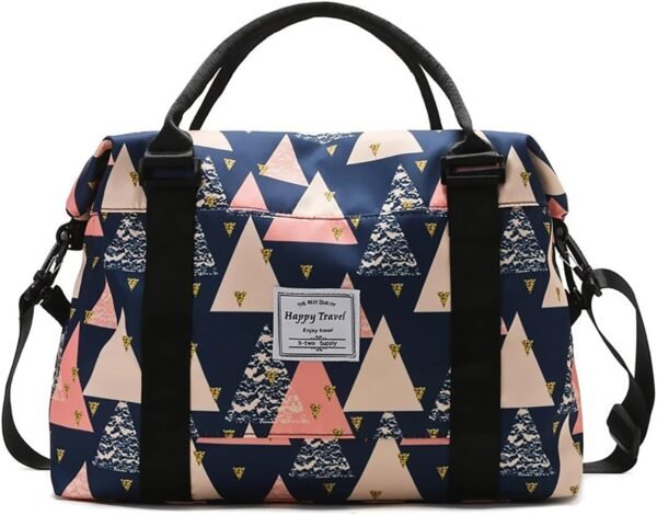 Travel Duffle Bag Weekender Overnight Bag Gym Tote Bag with Dry and Wet Separated Pocket for Women Girls Shoulder Bag Workout Duffel Bag Water Resistant