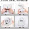2-in-1 Travel Neck Pillow, Advanced Neck Support for Long Flights, Portable Drawstring Bag, U Shape Memory Foam Pillows for Traveling, Car, Home - Image 6
