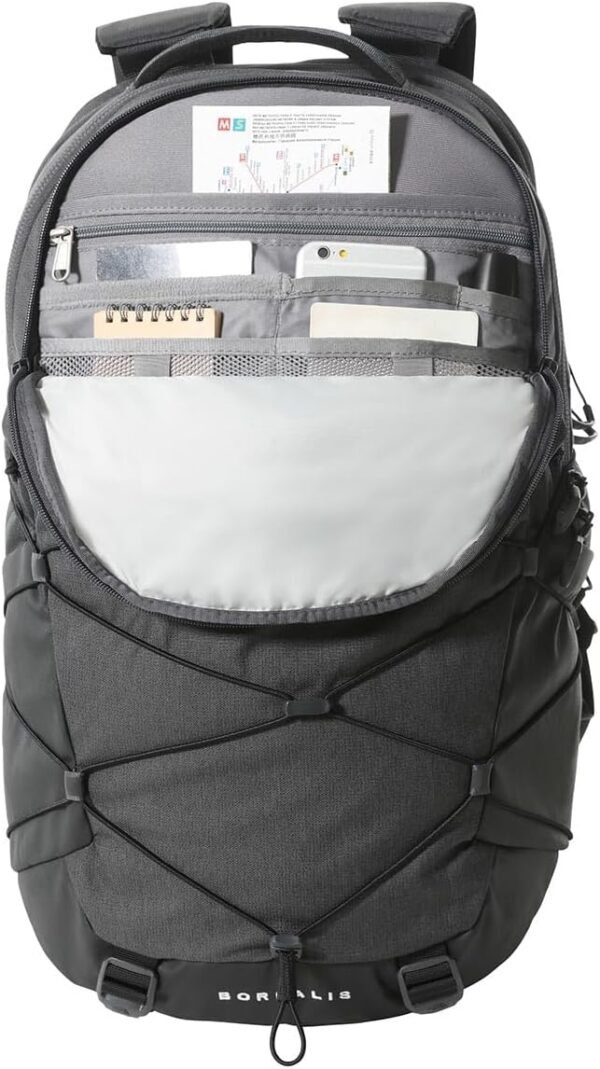 THE NORTH FACE Borealis Commuter Laptop Backpack, Asphalt Grey Light Heather/TNF Black, One Size - Image 4