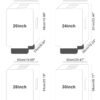 20 inch Clear Luggage Cover for Suitcase Tsa Approved Thicken PVC Plastic Suitcase Protector Cover for Baggage Travel Waterproof. - Image 2