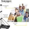 Hivexagon Folding Luggage Cart 88lbs Load Capacity Compact Lightweight and Durable Aluminum Alloy Travel Trolley for Luggage, Personal, Travel, Moving and Office Use - Image 6