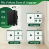 BRODI 6 Combo Pack Travel Vacuum Bags with Pump - Compression Bags for Travel,Vacuum Storage Bags for Space Saver & Travel Essentials,Vacuum Seal Bags for Clothing,Travel Vacuum Bags for Luggage - Image 3