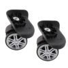1 Pair Luggage Wheels Repalcement, Silent Double Row Wheel Suitcase Swivels Casters Repair Universal Outdoor Caster Repairing Parts for Trolley Travel Customs Box Accessories - Image 5