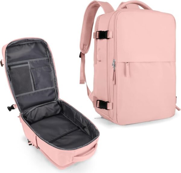 coowoz Travel Backpack For Women Men Airline Approved,Carry On Backpack,Large Hiking Backpack Waterproof Outdoor Sports Rucksack Casual Daypack Fit 15.6 Inch Laptop Backpack College Backpack