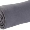Cozy-Soft Microfleece Travel Blanket, 50x60 Inch, Lightweight, Compact, Perfect for Airplane and Car, Charcoal