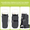 icolor Water Bottle Carrier Bag for Stanley IceFlow Flip Straw Tumbler 20/30oz Stanley IceFlow Mug Carrying Holder Neoprene Sleeve Stanley Cup Accessories Pouch Crossbody Sling for Travel Fitness - Image 7