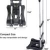 Sutekus Folding Hand Truck and Dolly 110-lbs Lightweight Portable Luggage Cart for School Travel Office Moving (Black) - Image 6