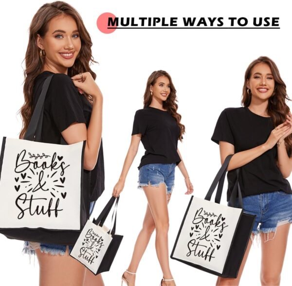 Funny Totebag Canvas Tote Funny Totebag Gifts for Women - Image 5