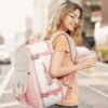 LOVEVOOK Pink Cute Travel Backpack For Teenager Girls, College Student School Backpack Bookbag Essentials, TSA 40L Large Carry On Backpack Flight Approved Personal Item Travel Bag, 17" Laptop Backpack - Image 8