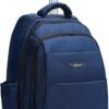 lychee Rolling Backpack-Adult Business Laptop Backpack with Wheels-18 inch Invisible Shoulder Strap Waterproof Backpack with Roller-Trolley Suitcase Travel Bag,Blue