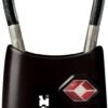 Master Lock Black Set Your Own Combination TSA Approved Luggage Lock, Travel Lock for Backpacks, Suitcases, or Zippers, 4688D