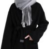 Bestshe Women's Winter Warm Scarf Plaid Tassel Soft Scarf Fashion Chunky Oversized Blanket Scarves Wrap Shawl - Image 3