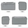 Buruis Travel Toiletry Bag for Men and Women, Hanging Toiletry Organizer Cosmetics Makeup Bag, Water-resistant Dopp Kit Shaving Bag, Small Toiletry Bag for Travel Essentials, Accessories - Image 4