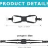 Travelkin Luggage Straps Bag Bungees for Suitcases Add a Bag, Travel Bag Bungee Belt for Luggage Carry On Bag (Black 2 Pack) - Image 6