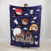 Paladone Harry Potter 2-in-1 Cushion Blanket - Officially Licensed Harry Potter Travel Blanket, Foldable Soft Fluffy Throw, Compact Design for Living Room or Bedroom Decor, Great for Travelling - Image 5