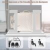 Travel Backpack for Women, 17 Inch Carry On Laptop Backpack Flight Approved with 3 Packing Cubes, Mochila de Viaje Casual Daypack with USB Charging for Business, Hiking, Water Resistant, Beige - Image 5