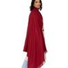 likemary Pashmina Shawls and Wraps for Women - Travel Blanket Scarf - Warm & Large Wool Wrap - Handmade Gift - Red Shawl - Image 5
