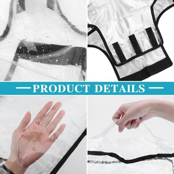 3Pcs 20 24 28 inch Suitcase Protectors Cover and 8Pcs Suitcases Wheel Covers, Clear PVC Waterproof Dustproof Anti-Scratch Luggage Cover Travel Suitcase Cover Protectors - Image 4