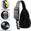 WATERFLY Crossbody Sling Backpack Sling Bag Travel Hiking Chest Bag Daypack - Image 5