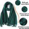 maamgic Women's Scarf Pashmina Shawls and Wraps for Evening Dresses Travel Office Winter Wedding Cashmere Feel Large Scarves - Image 5