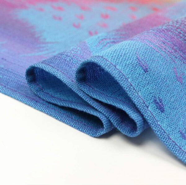 Colorful flowers Jacquard cotton pashmina Women Wrap Shawl tassels Scarves - Image 6