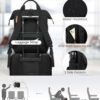 LOVEVOOK Laptop Backpack for Women Work Travel Backpack Purse Commuter Business Computer Bag Teacher Doctor Nurse Bags, College Backpack Daypack with USB Charging Port, 15.6 Inch, Black-brown - Image 5