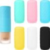 Lusofie 6Pcs Silicone Travel Sleeves For Toiletries Reusable Bottle Covers For Travel Leak Proof Travel Bottles Toiletry Sleeves For Leak Proofing Travel Essentials For Women Travel Accessories