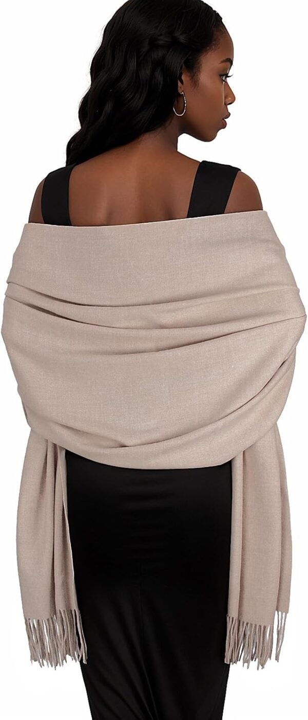 Womens Winter Scarf Pashmina Shawls and Wraps for Evening Dresses Warm Blanket Scarf for Wedding