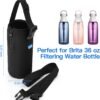 Xxerciz Water Bottle Carrier Bag for Brita 36 oz Filtering Bottle, Insulated Neoprene Water Bottle Holder with Adjustable Strap, Travel Bottle Carrier Pouch Sleeve for Outdoor Camping, Hiking, Gym - Image 2
