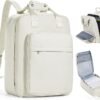VGCUB Large Travel Carry on Backpack,Waterproof Laptop Backpack for Women Men,Personal Item Size Travel Bag Work Backpack for Travel,Mochila de Viaje,Beige