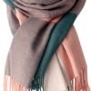 YSense Women's Long Plaid Blanket Scarf Chunky Oversized Winter Fall Warm Scarf Big Tartan Scarves Wrap Shawl Ladies Gifts