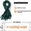 maamgic Women's Scarf Pashmina Shawls and Wraps for Evening Dresses Travel Office Winter Wedding Cashmere Feel Large Scarves - Image 6