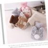 Hand Warmer Bags Plush Hot Water Bag Cute Hot Water Bag Travel Hot Water Bag Rubber Thermal Water Bottle Reusable Hot Water Pouch Lovely Cover Hand Warmer Belly Warmer Child - Image 6