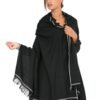 likemary Pashmina Shawls and Wraps for Women - Travel Blanket Scarf - Warm & Large Wool Wrap - Handmade Gift - Image 5