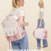 LOVEVOOK Pink Cute Travel Backpack For Teenager Girls, College Student School Backpack Bookbag Essentials, TSA 40L Large Carry On Backpack Flight Approved Personal Item Travel Bag, 17" Laptop Backpack - Image 2